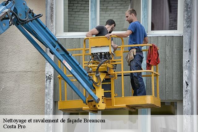 Nettoyage et ravalement de façade breancon-95640 Toiture Costallat