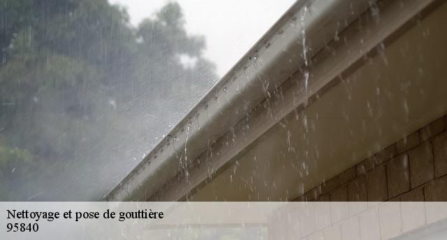 Nettoyage et pose de gouttière 95840